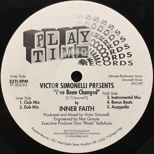 VICTOR SIMONELLI presents INNER FAITH // I'VE BEEN CHANGED (5VER)
