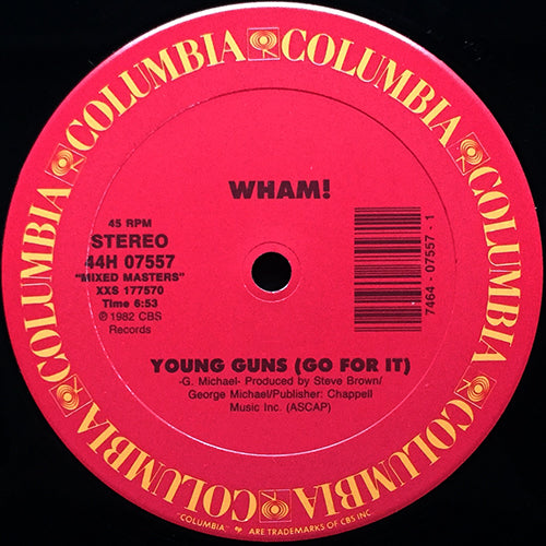 WHAM // YOUNG GUNS (GO FOR IT) (6:53) / BAD BOYS (4:58)