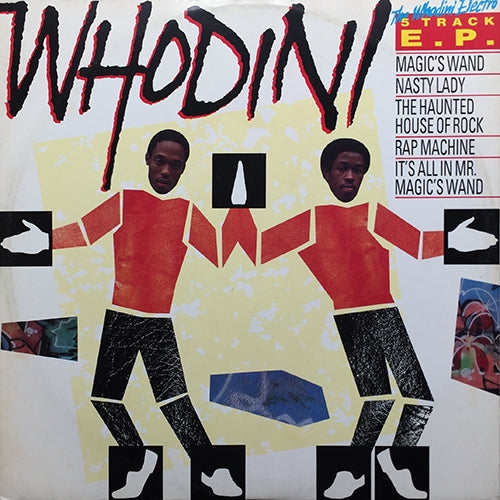 WHODINI // THE WHODINI ELECTRO 5 TRACK (EP) inc. MAGIC'S WAND (5:38) / NASTY LADY (4:26) / THE HAUNTED HOUSE OF ROCK (6:01) / RAP MACHINE (4:05) / IT'S ALL IN MR. MAGIC'S WAND (4:43)