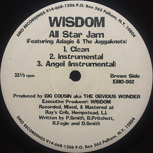 WISDOM // ALL STAR JAM (3VER) / ANGEL (2VER)