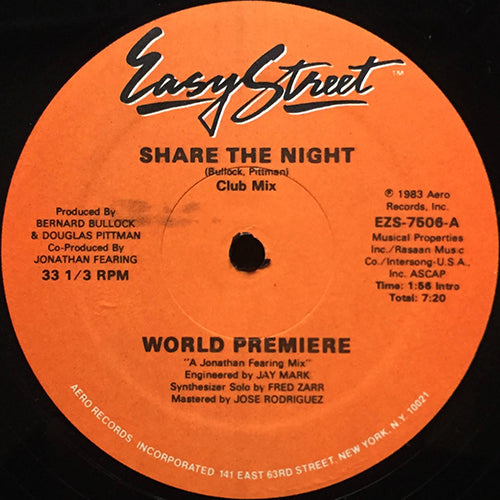 専用World Premiere / Share The Night / 7
