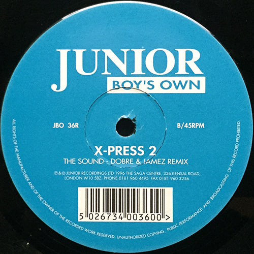 X-PRESS 2 // THE SOUND (NUSH REMIX) / (DOBRE & JAMEZ REMIX)