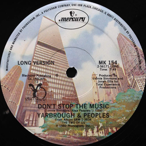 YARBROUGH & PEOPLES // DON'T STOP THE MUSIC (7:49)