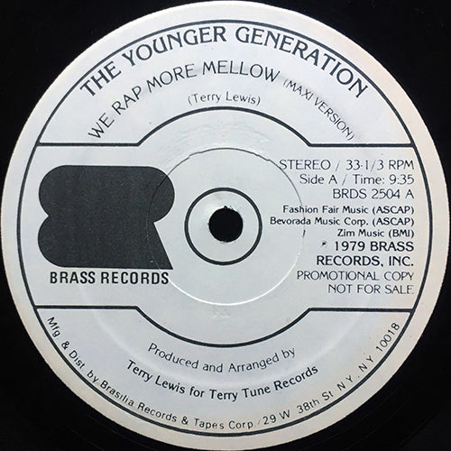 YOUNGER GENERATION // WE RAP MORE MELLOW (3VER)