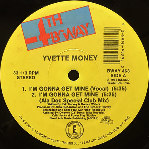 YVETTE MONEY // I'M GONNA GET MINE (2VER) / THE OTHER SIDE OF ME (2VER)