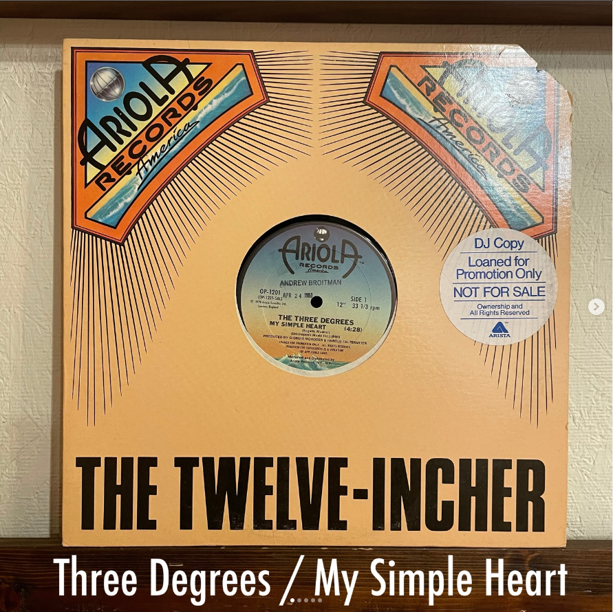 The Three Degrees / My Simple Heart - Moroder流の光が差し込む、Sweet & MellowなPop Disco