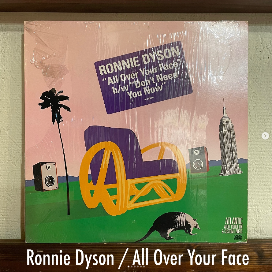 Ronnie Dyson / All Over Your Face - シンセが舞いSoulが溶ける…ダンスフロアを照らす極上のElectronic Soul