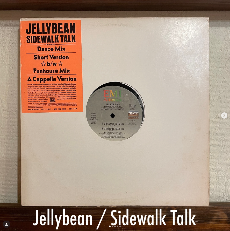 Jellybean / Sidewalk Talk - 80s NYCを象徴する、MadonnaのDNAが息づくDance Classics