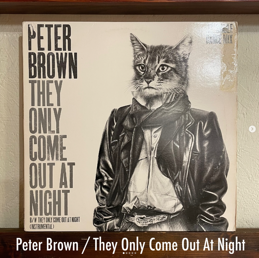 Peter Brown / They Only Come Out At Night - 夜のフロアを妖しく照らす、シンセとビートの煌めく80s Electro Disco