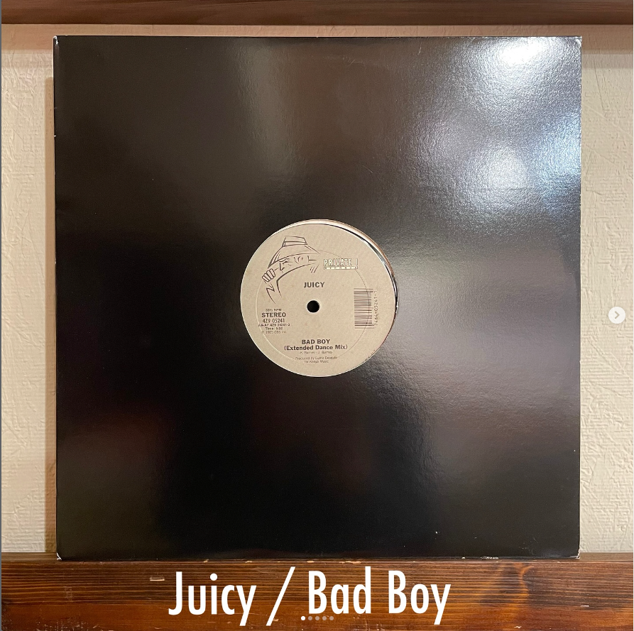Juicy / Bad Boy - 透明感のVo.と重厚ビートが交差する 80s Electro Boogie
