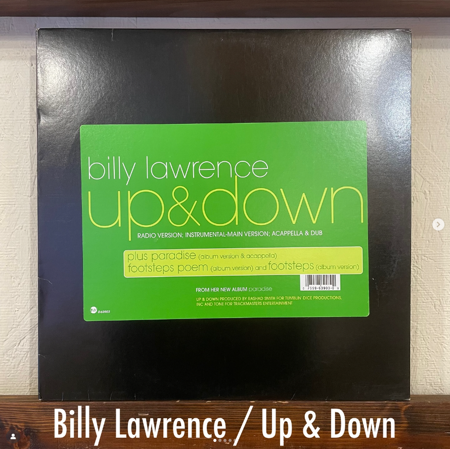 Billy Lawrence / Up & Down - 胸が跳ねる瞬間をそのまま鳴らす、90s R&Bの幸福感MAX R&B