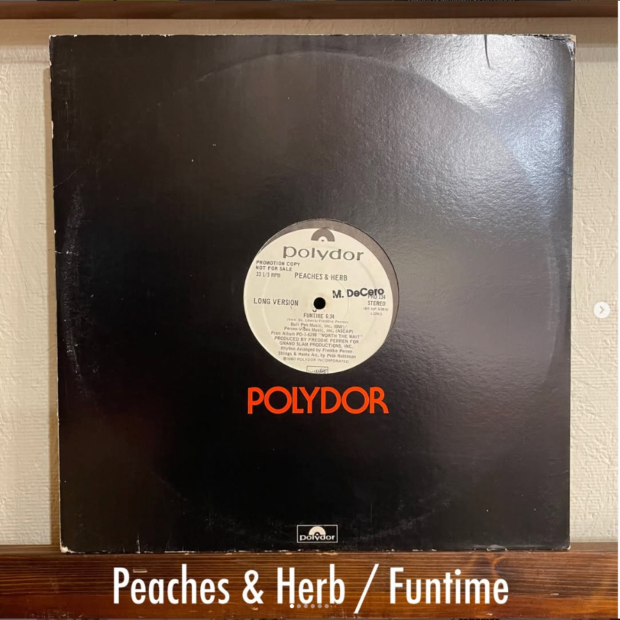 Peaches & Herb / Funtime - いきなりサビで晴れ渡る 陽光系 Happy Discoの名曲!