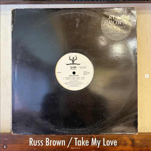 Russ Brown / Take My Love - Electroの鋭さとSoulの艶が交差する87年Garageの臨界点