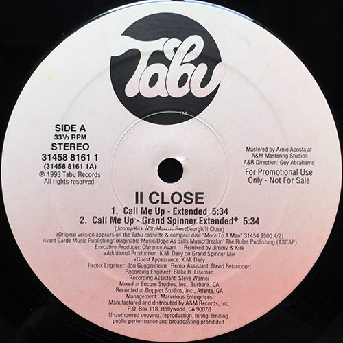 II CLOSE // CALL ME UP (3VER)
