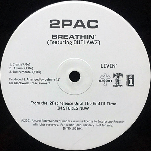 2 PAC feat. OUTLAWZ / LEFT EYE // BREATHIN' (3VER) / LET EM HAVE IT (REMIX) (3VER)