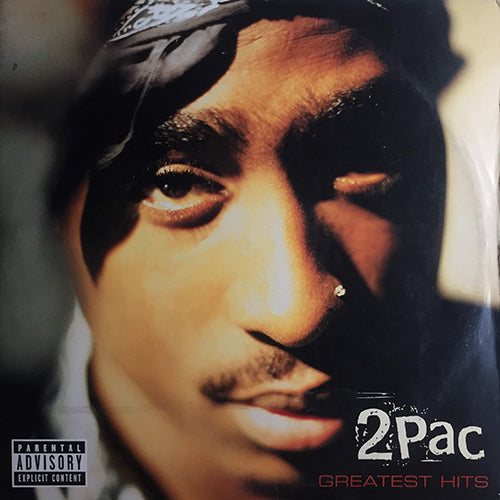 2 PAC // GREATEST HITS (LP) inc. KEEP YA HEAD UP / 2 OF AMERIKAZ MOST WANTED / TEMPTATIONS / GOD BLESS THE DEAD / HAIL MARY / ME AGAINST THE WORLD / HOW DO U WANT IT / SO MANY TEARS / UNCONDITIONAL LOVE / TRAPPED LIFE GOES ON / HIT 'EM UP etc