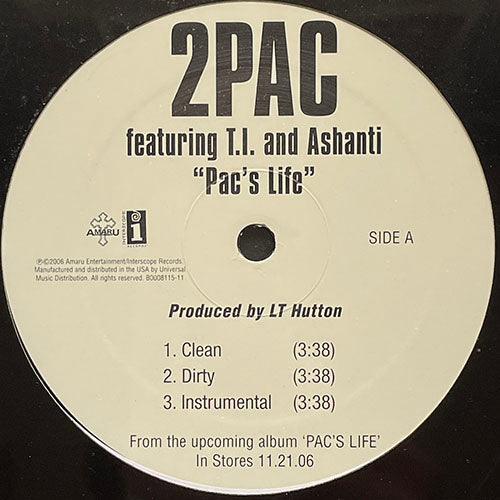 2 PAC feat. T.I. and ASHANTI // PAC'S LIFE (3VER)