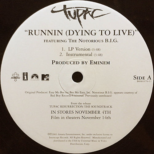 TUPAC feat. NOTORIOUS B.I.G. // RUNNIN (DYING TO LIVE) (4VER)