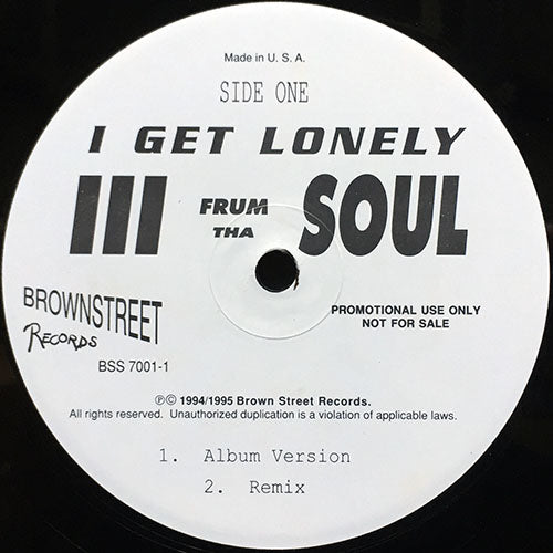 3 FRUM THA SOUL (III FRUM THA SOUL) // I GET LONELY (5VER)