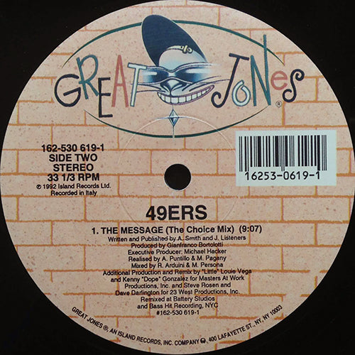 49ERS // THE MESSAGE (MASTERS AT WORK REMIX) (3VER)