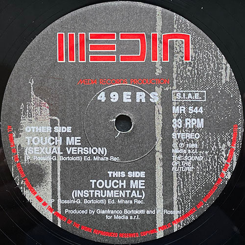 49ERS // TOUCH ME (SEXUAL VERSION) (5:52) / (INSTRUMENTAL) (5:42)