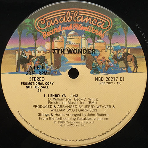 7TH WONDER // I ENJOY YA (4:42)