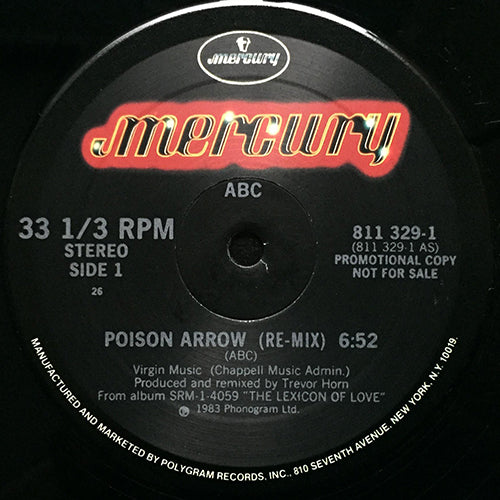 ABC // POISON ARROW (REMIX) (6:52) / THEME FROM MANTRAP (4:15) / (LOUNGE SEQUENCE) (4:15)