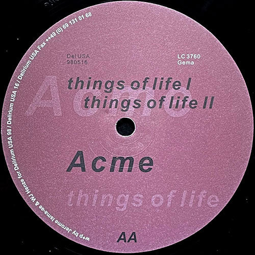 ACME // THINGS OF LIFE (3VER)