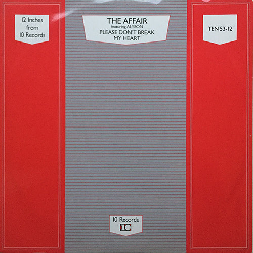 AFFAIR feat. ALYSON // PLEASE DON'T BREAK MY HEART (5:53/3:57) / (INSTRUMENTAL) (5:53)