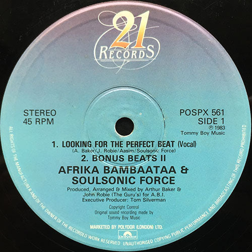 AFRIKA BAMBAATAA & THE SOUL SONIC FORCE // LOOKING FOR THE PERFECT BEAT (4VER)