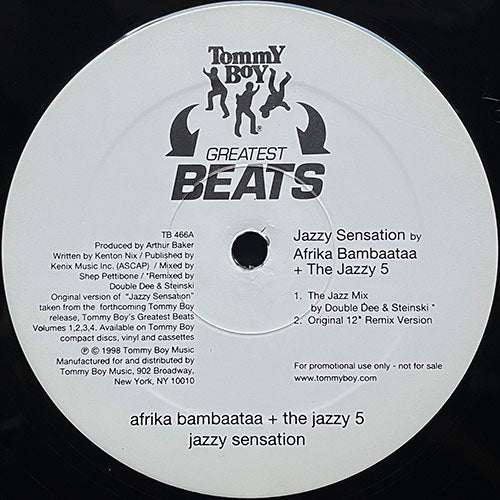 AFRIKA BAMBAATAA & THE JAZZY 5 / DOUBLE DEE & STEINSKI // JAZZY SENSATION (JAZZ MIX & ORIGINAL) / LESSON 1 / LESSON 2 / LESSON 3