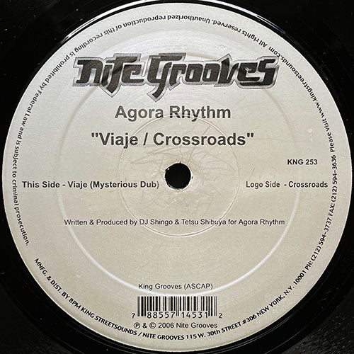 AGORA RHYTHM // VIAJE (MYSTERIOUS DUB) / CROSSROADS