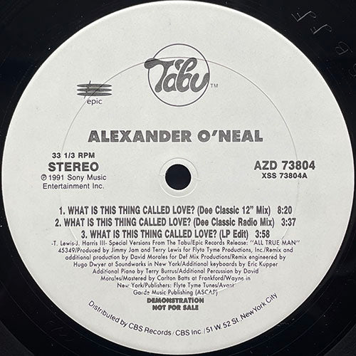 ALEXANDER O'NEAL // WHAT IS THIS THING CALLED LOVE (5VER)