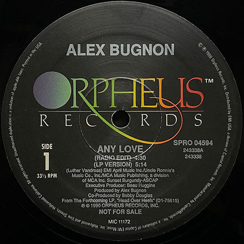 ALEX BUGNON // ANY LOVE (4:30/5:14) / LOVE SEASON (5:46)