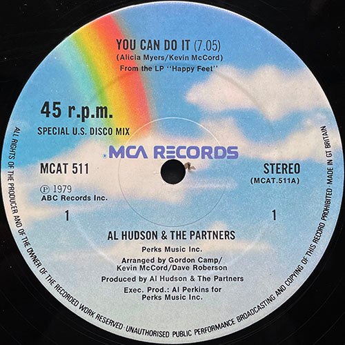 AL HUDSON & THE PARTNERS // YOU CAN DO IT (7:05) / HAPPY FEET (5:13)