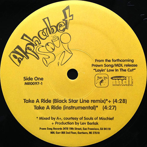 ALPHABET SOUP // TAKE A RIDE (4VER)