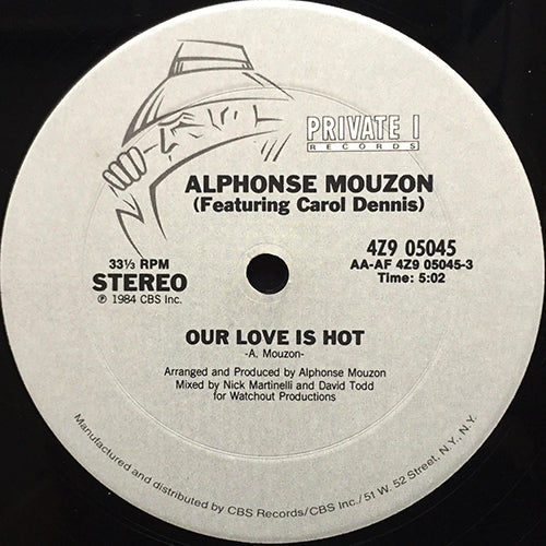 ALPHONSE MOUZON // OUR LOVE IS HOT (5:02) / DUB (5:02) / BONUS BEATS (2:38)