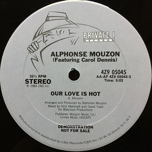 ALPHONSE MOUZON // OUR LOVE IS HOT (5:02) / DUB (5:02) / BONUS BEATS (2:38)