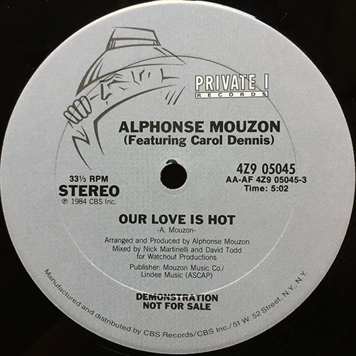 ALPHONSE MOUZON // OUR LOVE IS HOT (5:02) / (DUB VERSION) (5:02) / (BONUS BEATS) (2:38)