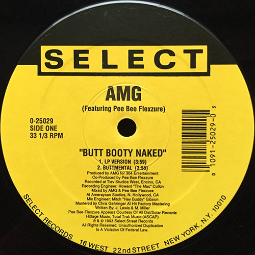 AMG feat. PEE BEE FLEXZURE // BUTT BOOTY NAKED (5VER)