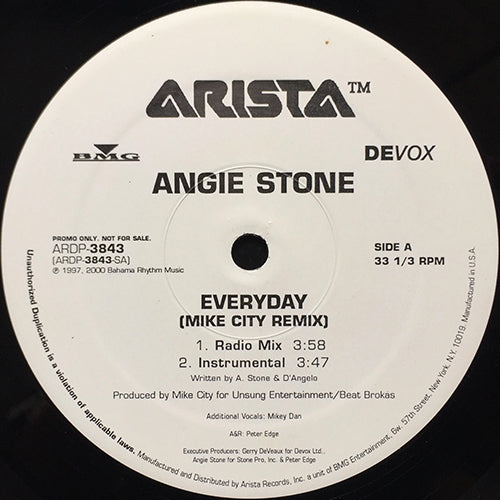 ANGIE STONE // EVERYDAY (MIKE CITY REMIX) (4VER)