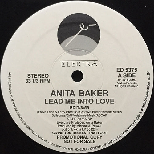 ANITA BAKER // LEAD ME INTO LOVE (3:59)