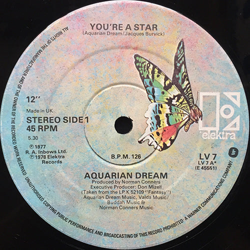 AQUARIAN DREAM // YOU'RE A STAR (5:30) / PLAY IT FOR ME (4:28)