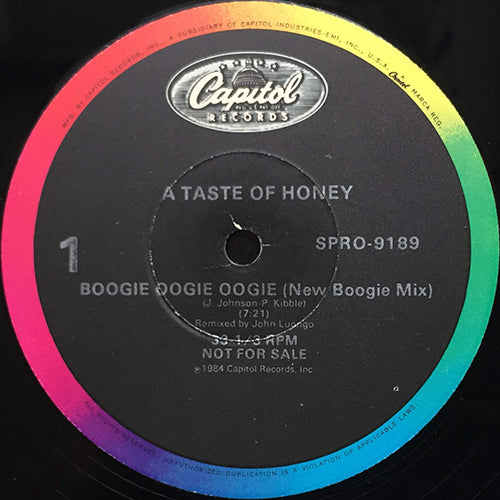 A TASTE OF HONEY // BOOGIE OOGIE OOGIE (NEW BOOGIE MIX) (7:21/3:42)