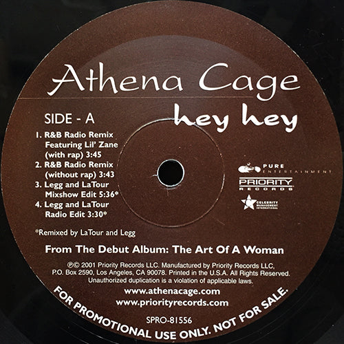 ATHENA CAGE feat. LIL' ZANE // HEY HEY (REMIX) (7VER)