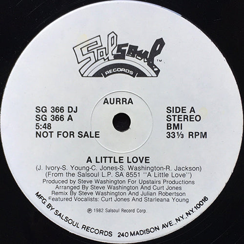 AURRA // A LITTLE LOVE (5:48) / IN MY ARMS (4:50)
