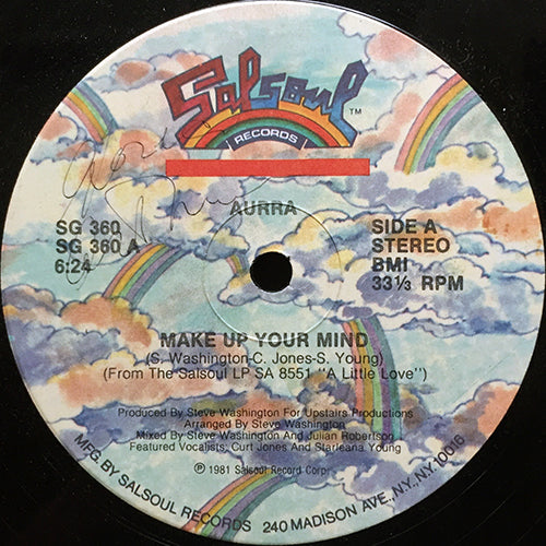AURRA // MAKE UP YOUR MIND (6:24) / INST (10:16)