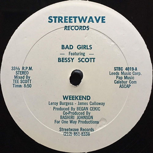 BAD GIRLS feat. BESSY SCOTT // WEEKEND (8:50/5:35) / INST (5:30)