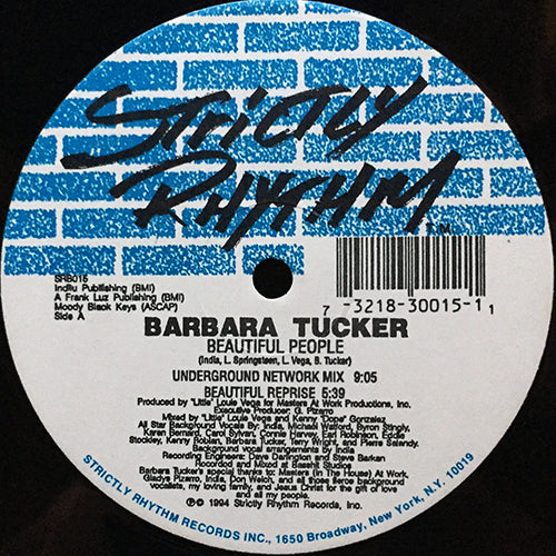 BARBARA TUCKER // BEAUTIFUL PEOPLE (UNRELEASED MIXES) (3VER)