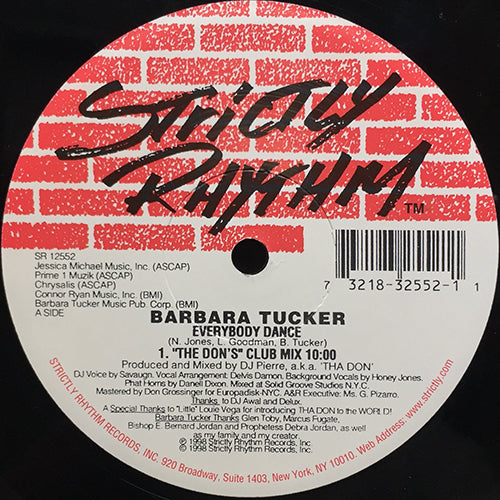 BARBARA TUCKER // EVERYBODY DANCE (3VER)